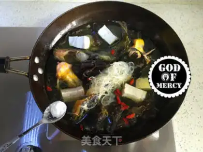 Make Squirtfish tofu soup step 10