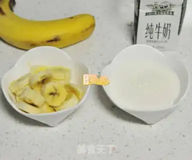 Make Banana milk step 0