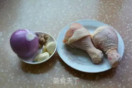 Make Japanese pictures burn chicken legs step 0