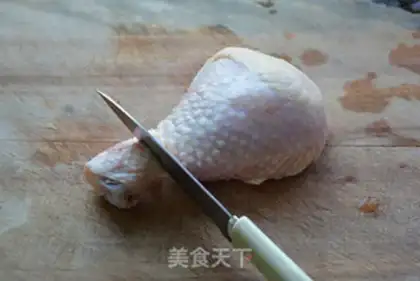 Make Japanese pictures burn chicken legs step 1