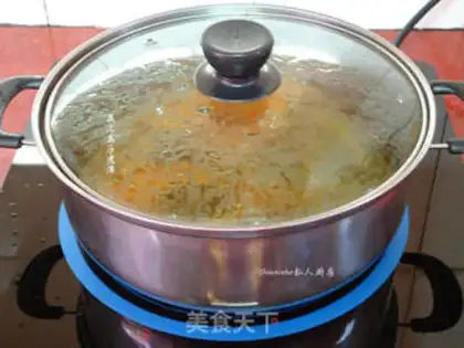 Make Corn shaving tea step 4