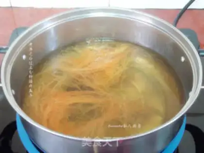 Make Corn shaving tea step 5
