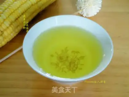 Make Corn shaving tea step 6