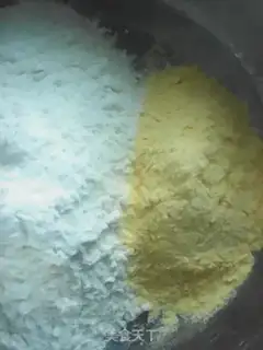 Make Double-coloured buns step 2