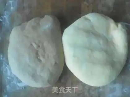 Make Double-coloured buns step 5