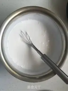 Make Peach fruit cake step 1