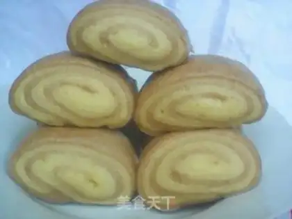 Make Double-coloured buns step 12