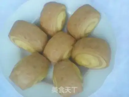 Make Double-coloured buns step 13