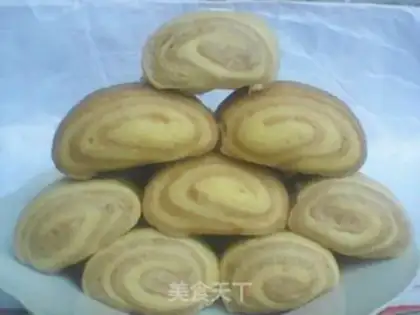 Make Double-coloured buns step 15