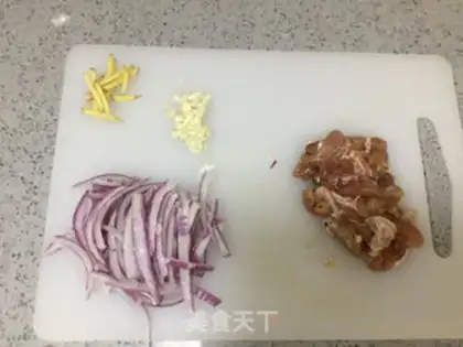 Make Black pepper chicken fried river powder step 2