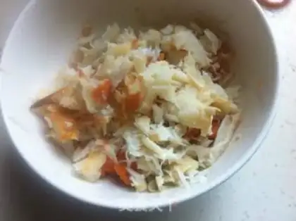Make Crab salad step 5