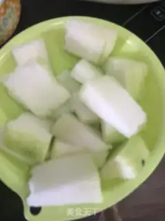 Make Pork chops, cucumber soup step 1