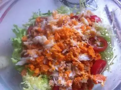 Make Crab salad step 7