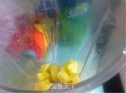 Make Coconut pineapple ice cream step 2