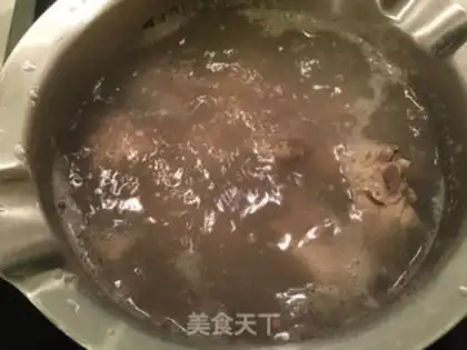 Make Corn potato carrot steak soup step 1
