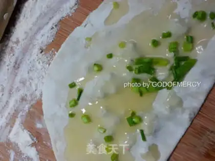 Make Fry onion pancakes step 6