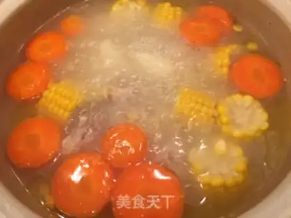 Make Corn potato carrot steak soup step 5