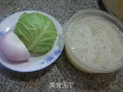 Make Onion cabbage for rice step 0
