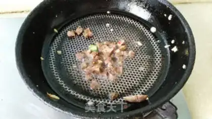 Make Autumn egg fried rice step 4