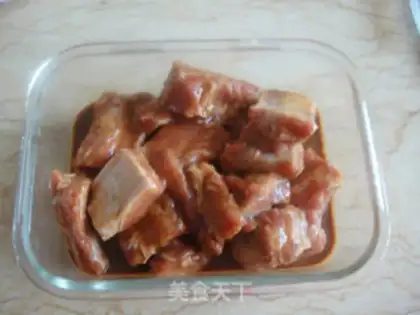 Make Splendid potato ribs step 1