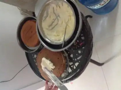 Make Chocolate birthday cake step 2