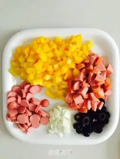 Make Italian rice salad step 1