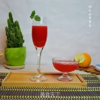 Make Watermelon lemon cocktail juice step 3