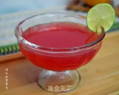 Make Watermelon lemon cocktail juice step 4