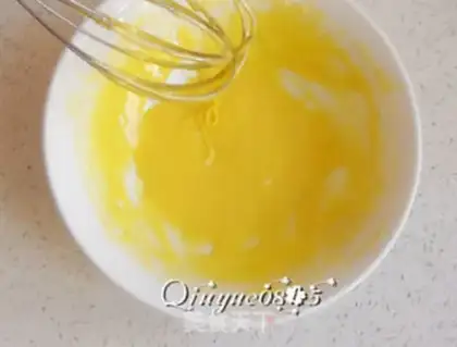 Make Homemade yolk salad sauce step 5