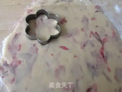 Make Rose cookies step 9