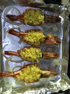 Make Cheese shrimp step 4