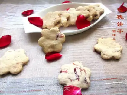Make Rose cookies step 13