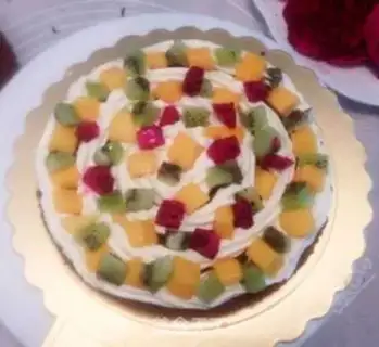 Make Fruitless cake step 4