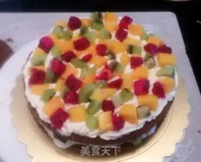 Make Fruitless cake step 5