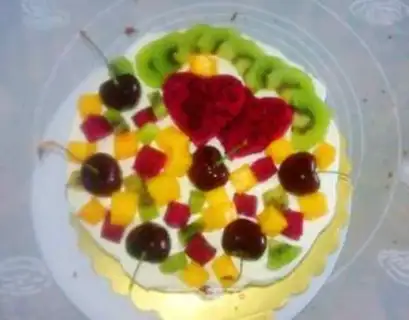 Make Fruitless cake step 6