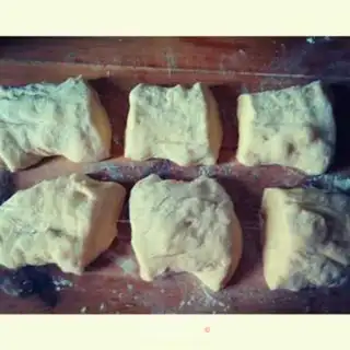 Make Hands on old bread step 7