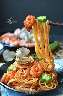 Make Seafood noodles step 15