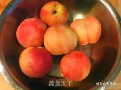 Make Honey-water peach jam step 3