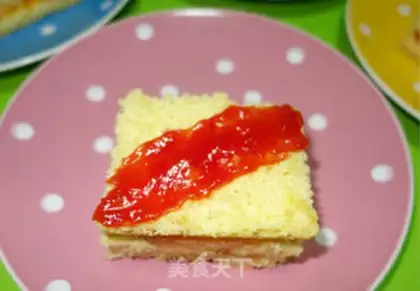 Make Cake with apple sauce step 6