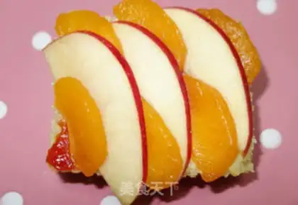 Make Cake with apple sauce step 7