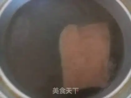 Make Garlic white meat step 1