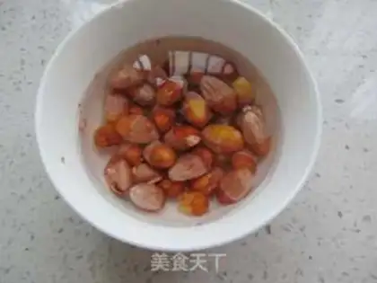 Make Silver almond tofu step 1