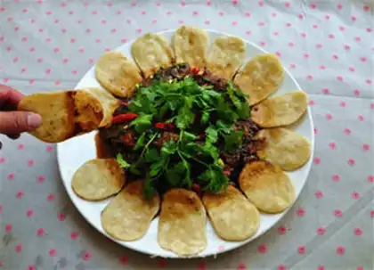 Make Live fish pot sticker step 14