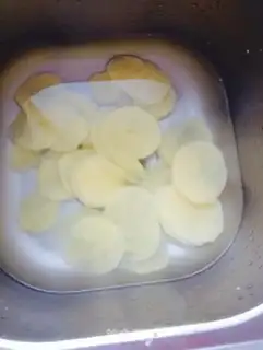 Make Hot potatoes step 0