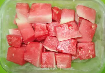 Make Watermelon smoothie step 2