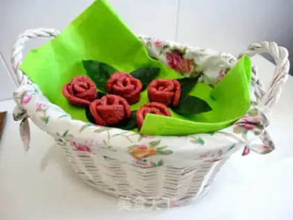 Make Rose cookies step 15