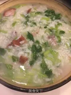 Make Celery roasted duck porridge step 1