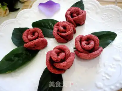 Make Rose cookies step 16