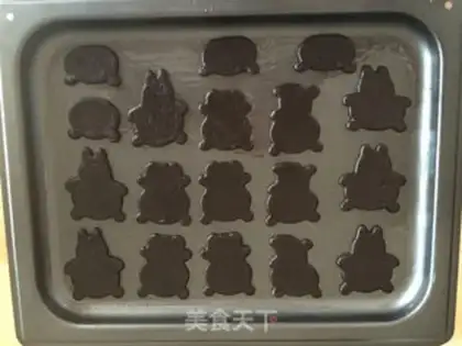 Make Panda cookies step 8