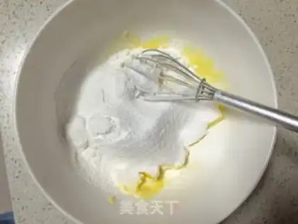 Make Tea-painted handmade cookies step 1